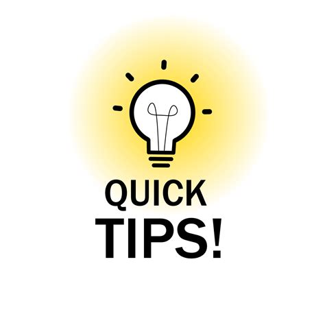 Quick Tips .